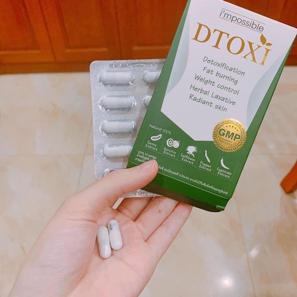 DETOX DETOXI- Thái Lan 1 hộp 10 vĩ 100 vien