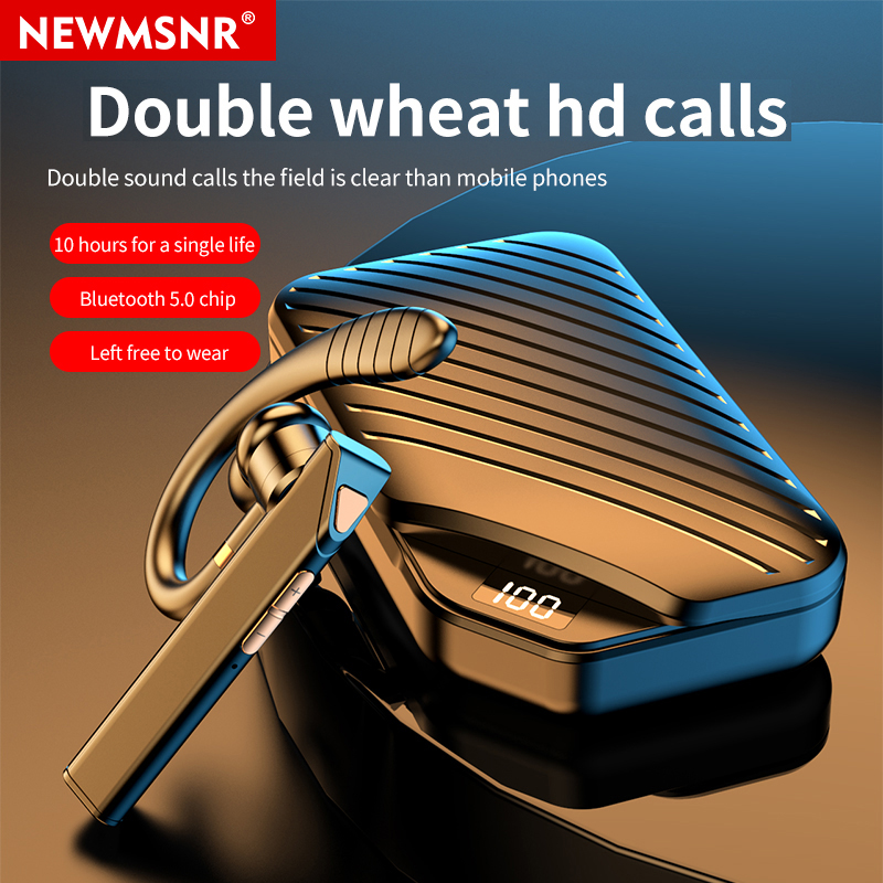 Newmsnr Tai Nghe Bluetooth Gọi HD Tai Nghe Không Dây Chơi Nhạc 10 Giờ Tai Nghe Nhét Tai Có Mic Tai Nghe Giảm Tiếng Ồn Tai Nghe Chất Lượng Cao Chống Nước & Chống Mồ Hôi Cho Samsung /Xiaomi/ Huawei /Oppo/Vivo V. V.