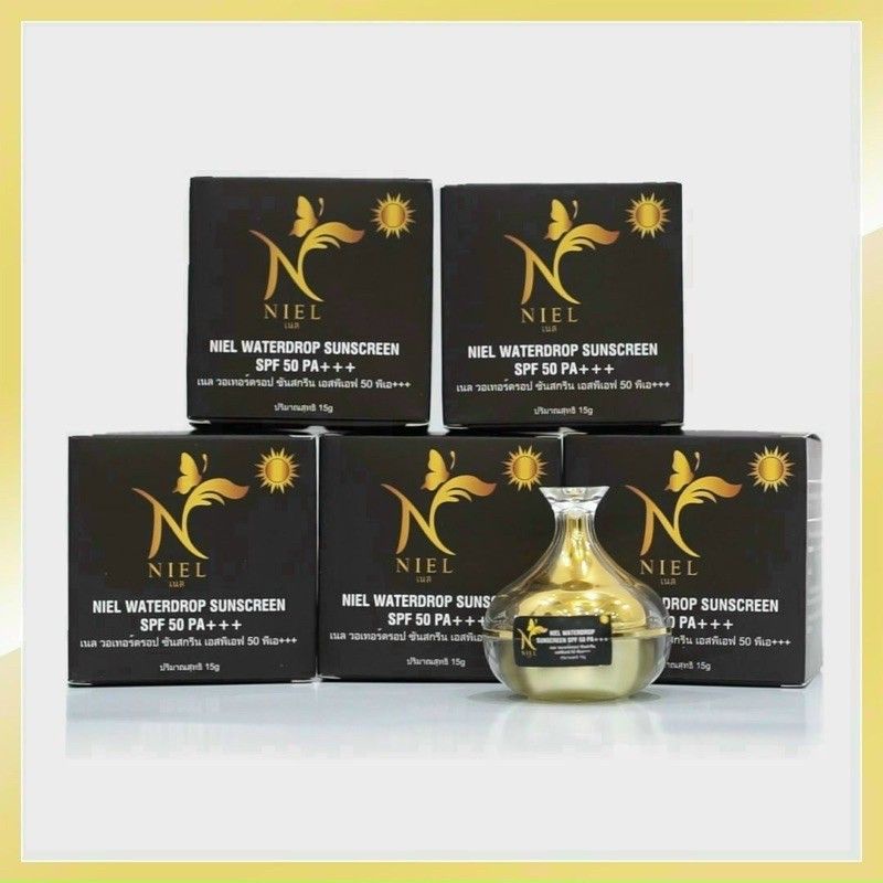 Kem nám niel thái lan,kem dưỡng trắng da niel waterdrop sunscreen spf50pa 15g.