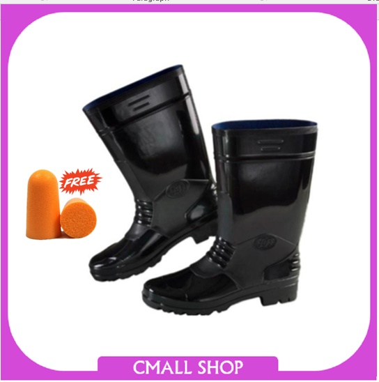 Ủng Nam Bảo Hộ Lao Động Cao Cấp Thùy Dương Safety - Tặng cặp nút tai chống ồn 3M