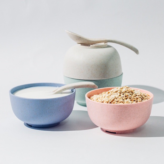 Bộ Bát Thìa Yến Mạch Ăn Ngũ Cốc Tiện Lợi - Đồ ăn cao cấp Bestore Foody