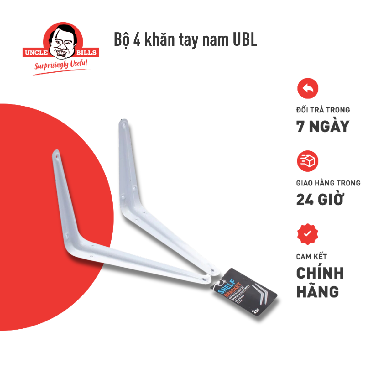 Bộ 2 giá đỡ kệ chữ l ubl hg0031 size 15 x 20cm