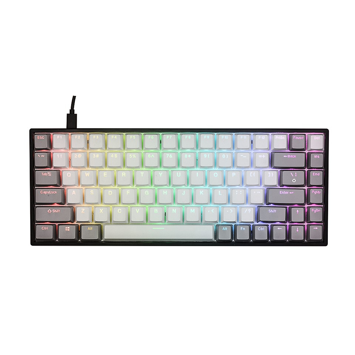 Bàn phím cơ e-dra ek384 led rgb - hàng chính hãng