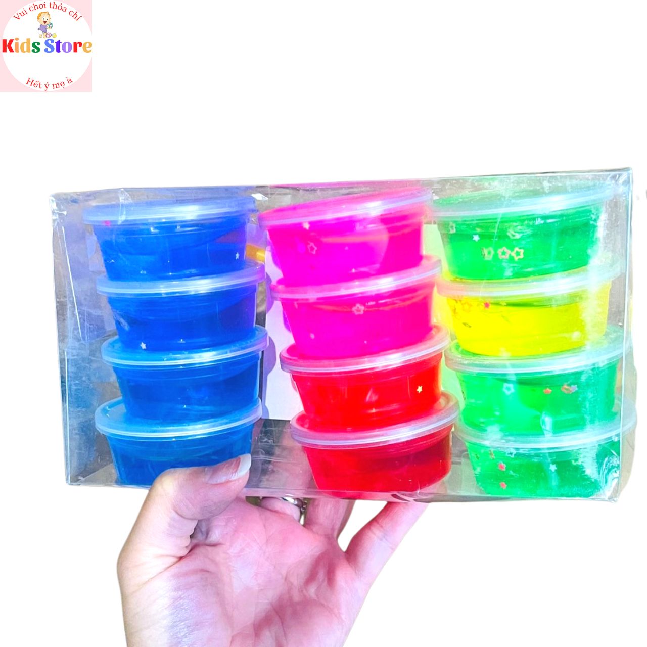 Bộ Slime 12 hộp chất nhờn đồ chơi giải trí cho trẻ