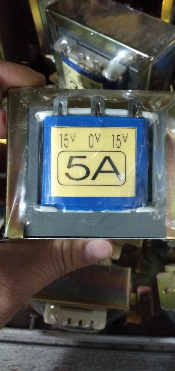 Biến áp 5a đối xứng 15v