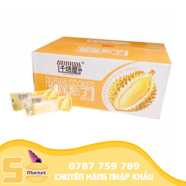 【Thùng 2KG】Bánh sữa chua đài loan vị sầu riêng【Sò Market】
