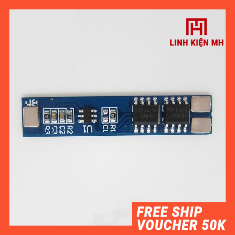 Mạch sạc và bảo vệ pin lithium 18650 2s