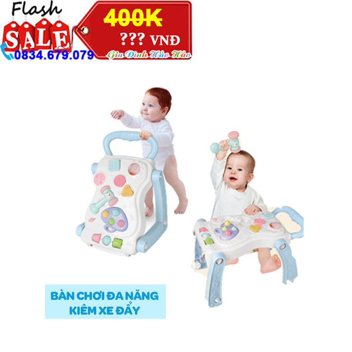 Xe tập đi đa năng toys house - quà tặng moony