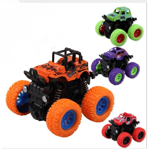 [NHƯ THẬT] MÔ HÌNH XE Ô TÔ ĐỒ CHƠI ĐỊA HÌNH CHẠY TRỚN QUÁN TÍNH NHIỀU MÀU SẮC - XE MÔ HÌNH NHƯ THẬT - 2 ĐỘNG CƠ LEO TRÈO MỌI CHƯỚNG NGẠI VẬT