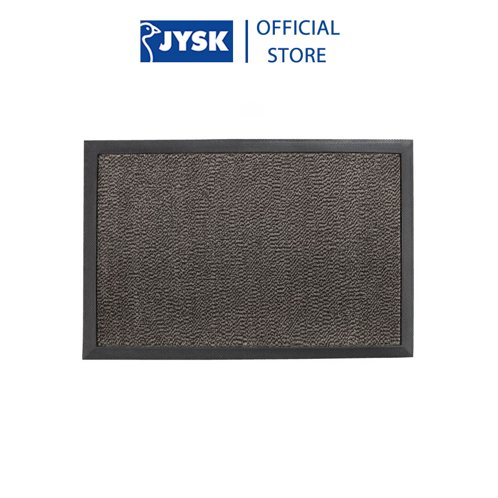 Thảm trải cửa | JYSK Frytle | PP/TPE | xám | R40xD60cm