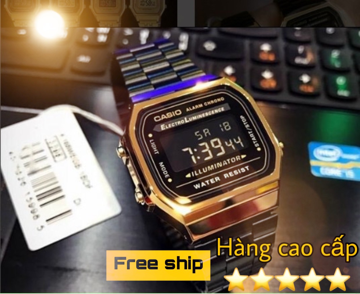 Đồng hồ Casio A168 - Chống nước - Đồng hồ P&T