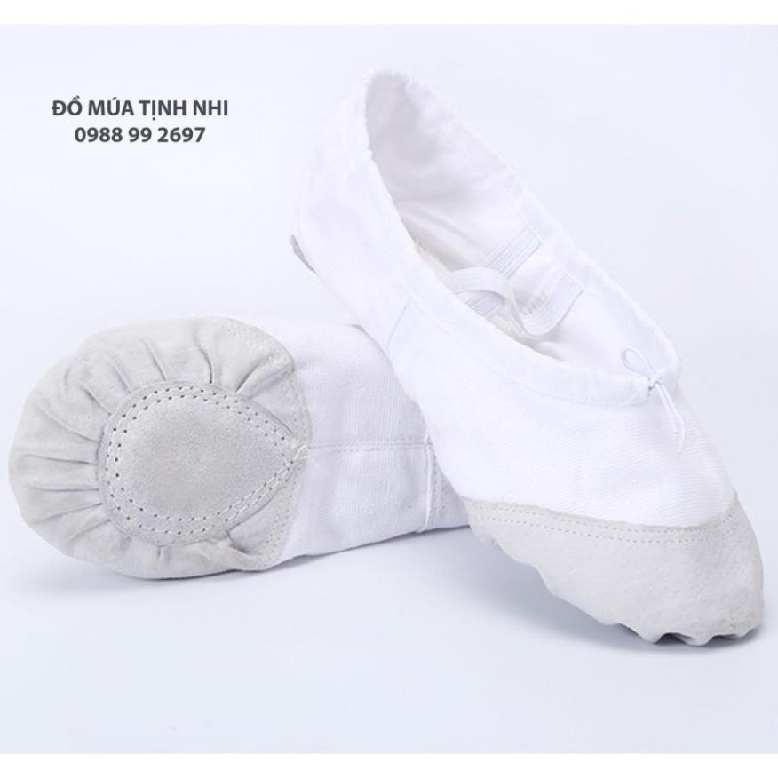 Giày tập múa bale giày tập múa cổ trang gm07 - đồ múa tịnh nhi