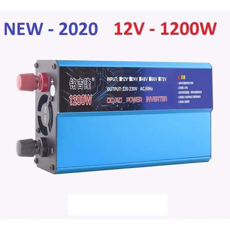BỘ KICH ĐIỆN 1200W INVERTER - Bộ Chuyển Đổi Điện Inverter 12V DC Lên 220V-1200W