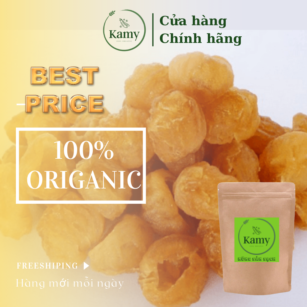 100g Long nhãn Hưng Yên loại thượng hạng - Nhãn nhuc - Kamy Origanic