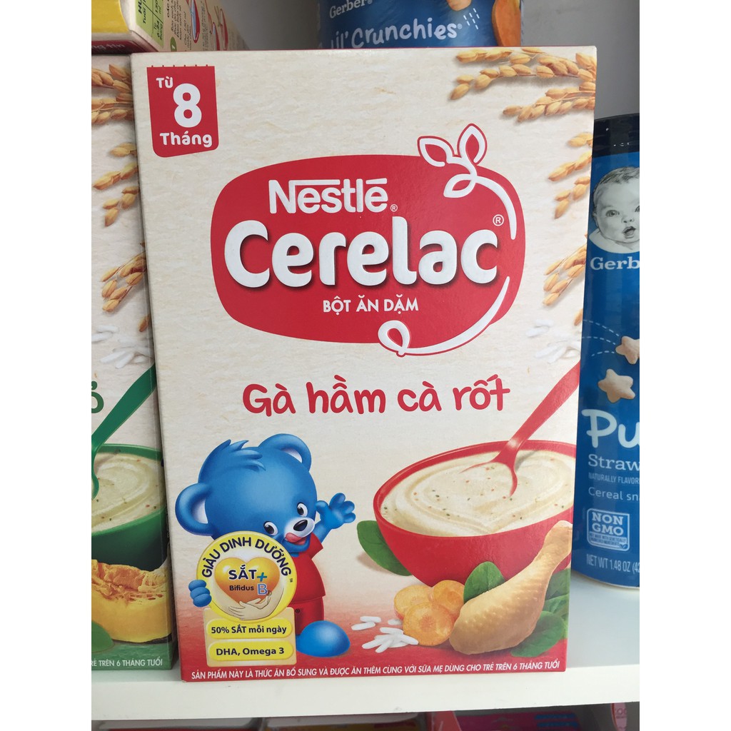 Bột ăn dặm Nestle Gà hầm cà rốt 200gr