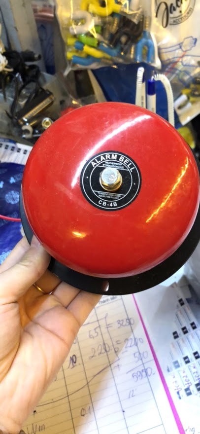 Chuông báo cháy 12 v,24v,220v cỡ 4 inch