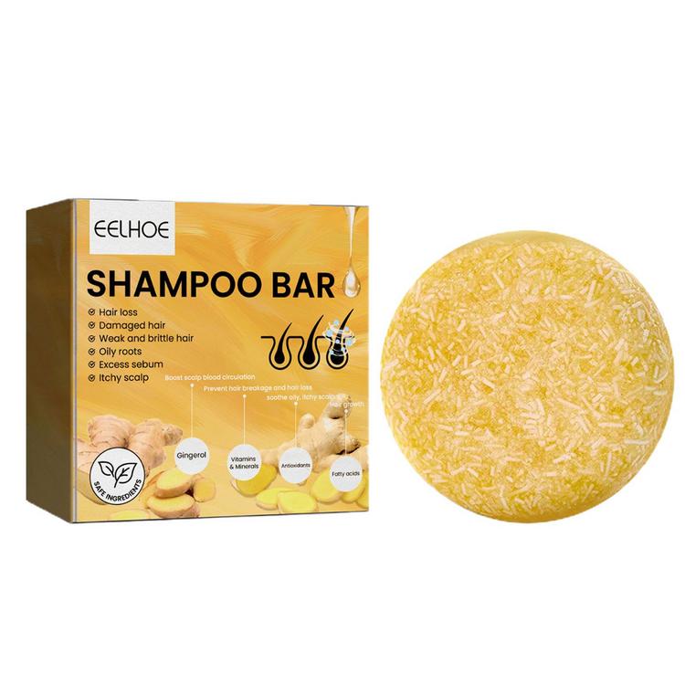Ginger Hair Regrowth Shampoo Bar Natural Organic Ginger Shampoo Bar with Ginger Ginseng Extract Anti Hair Loss Hair Soap Shampoo Bar Promotes Hair Growth competent