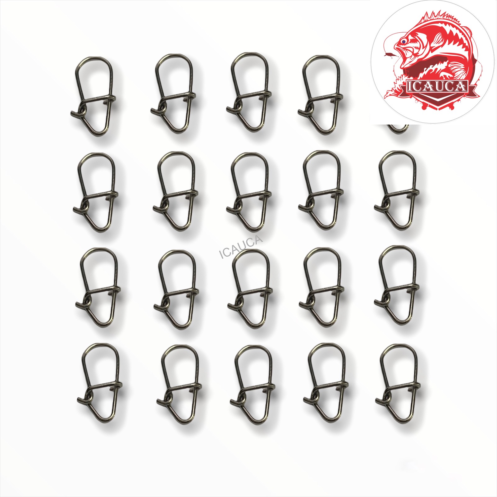 Khóa lure Dragon Snap 20 cái inox 304 chống rỉ sét lực tải 15 kg