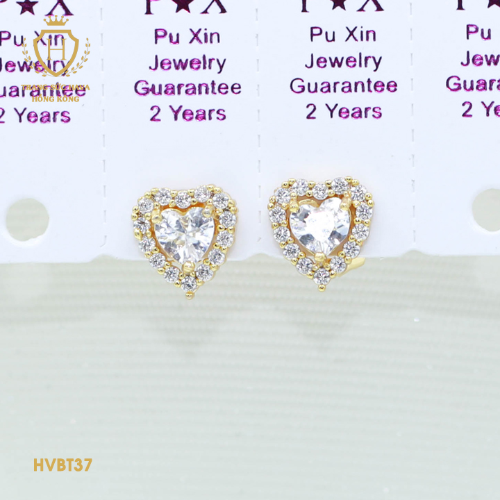 Bông Tai, Hoa Tai, Khuyên Tai Nữ Cá Tính, Titan Xi Mạ Vàng 24k - Trang Sức Hava Hong Kong