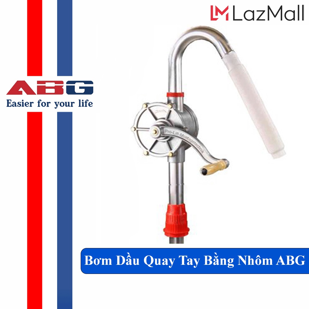 Bơm Dầu Quay Tay Bằng Nhôm Siêu Nhẹ Dùng Để Bơm Hóa Chất, Bơm Chất Lỏng, Dung Dịch
