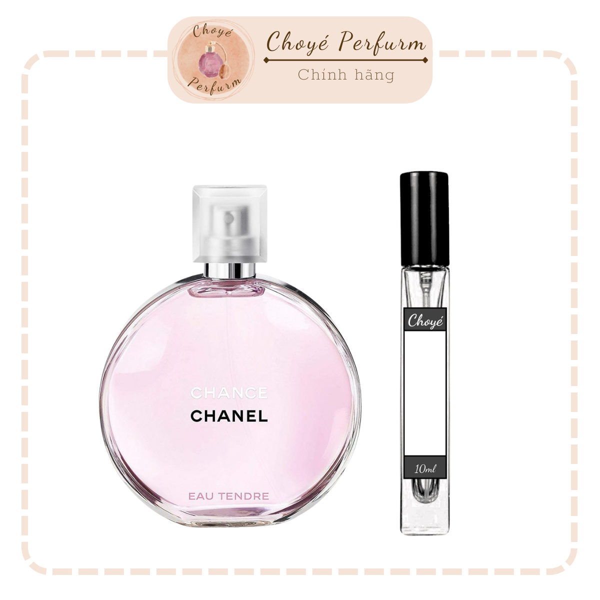 Nước hoa nữ chính hãng Chanel Chance 10ml.