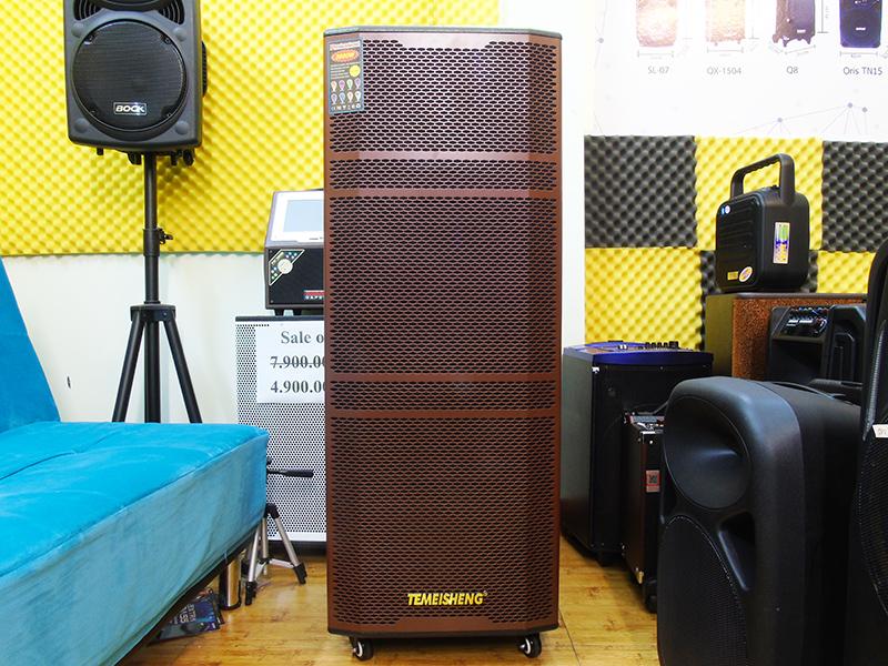 Loa kéo di động temeisheng gd 215-12 bass 4 tấc đôi + tặng 1 usb 16gb toshiba nghe nhạc