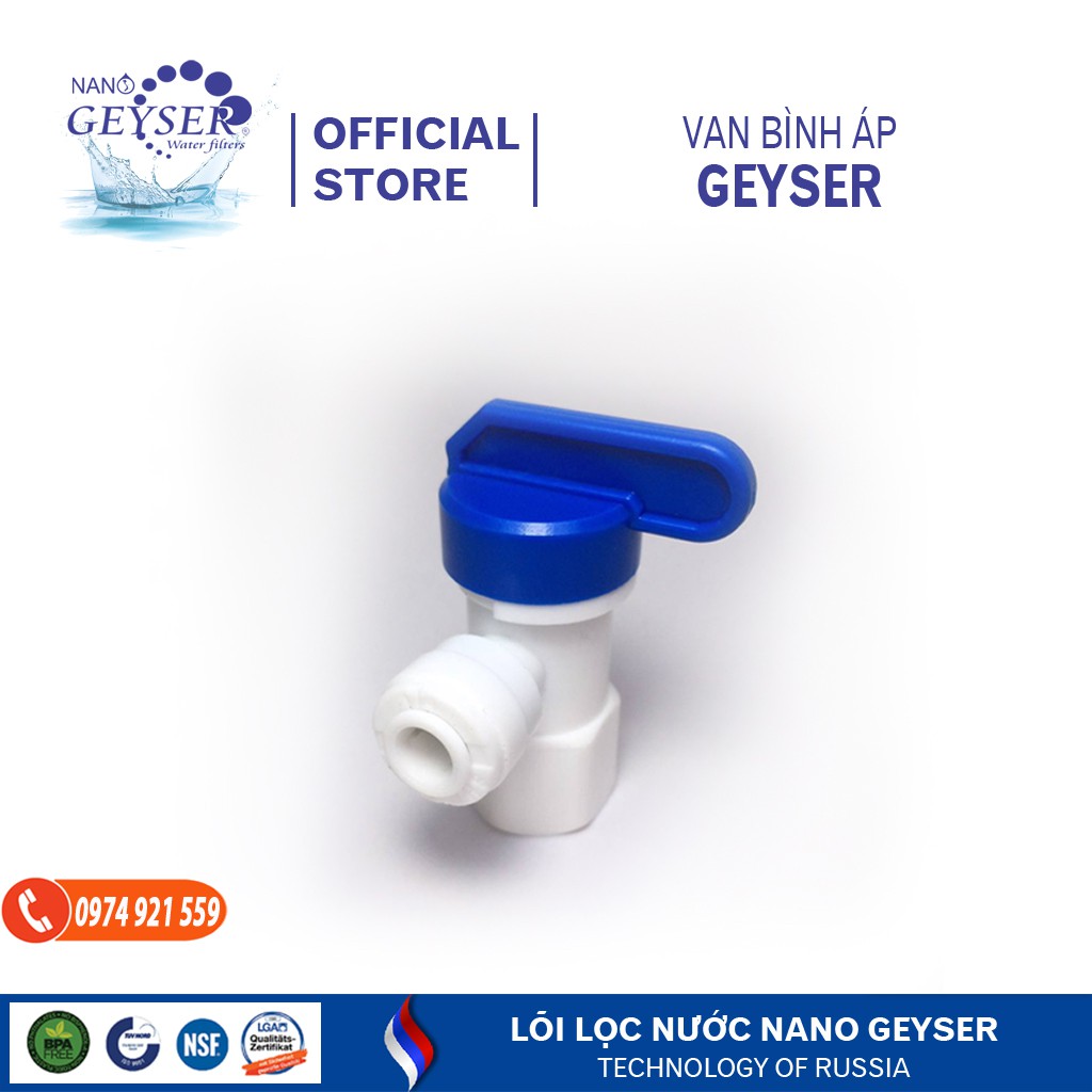 [ Hàng chính hãng-Cao cấp-Lỗi-Đổi mới ] Van bình áp-máy lọc nước Geyser RO công nghệ của Nga