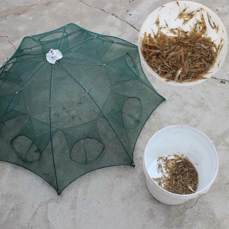 Lưới đánh cá bát quái 6-8-12-16 cửa đánh bắt tôm cua cá lươn trạch rất nhậy