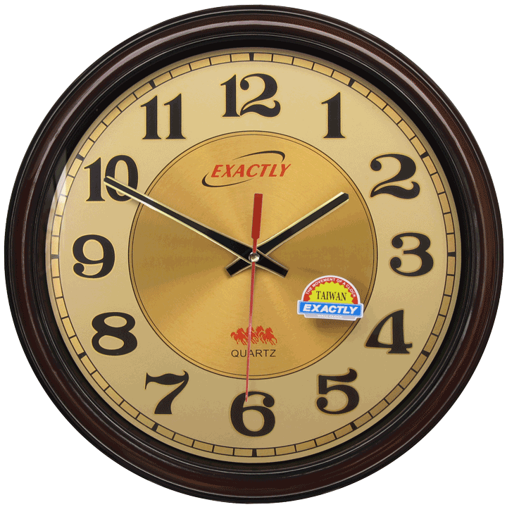 Đồng Hồ Treo Tường Mặt Nhôm - Sang Trọng U500 (Bộ số thường)