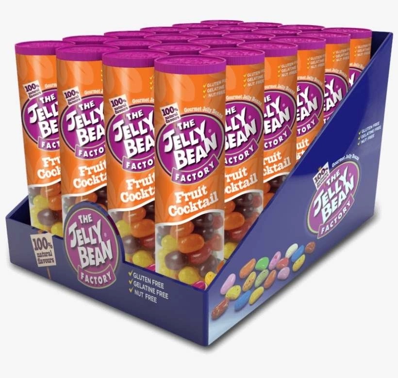 [Hàng Nhập khẩu - xả mạnh] 04 lon kẹo trái cây vị tự nhiên Jelly Bean Fruit (100gr lon - hsd 5 2022) 6