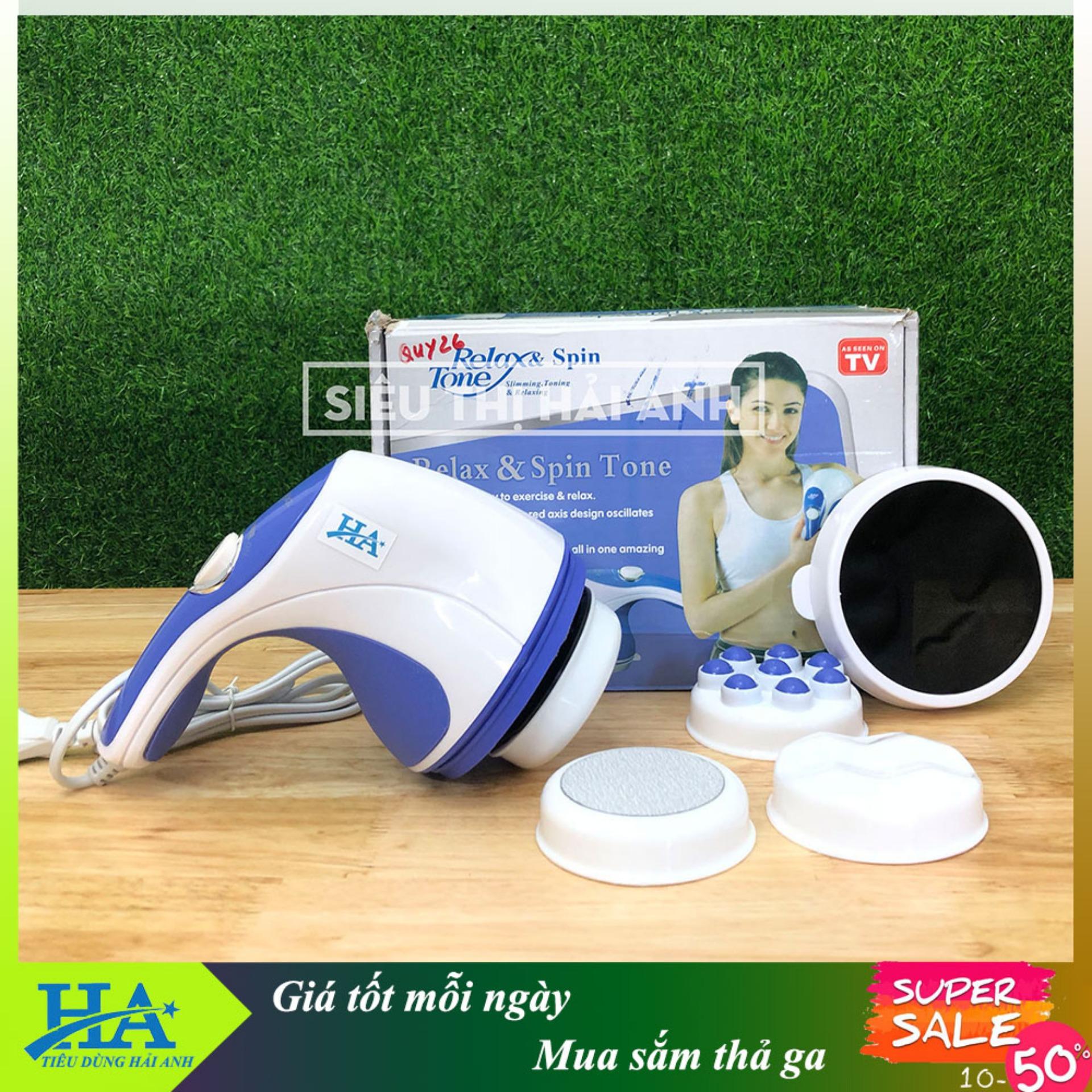 Máy mát xa cầm tay relax and spin tone 5 đầu gdquy26