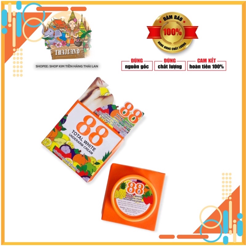 Kem trắng nách 88 total white 35g thái lan