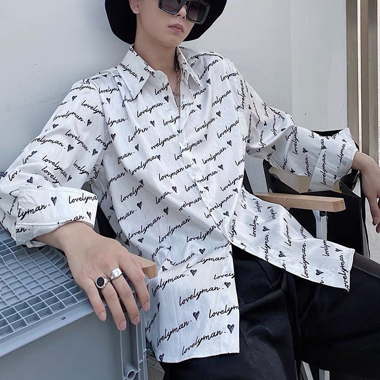 Áo sơ mi tay dài trắng