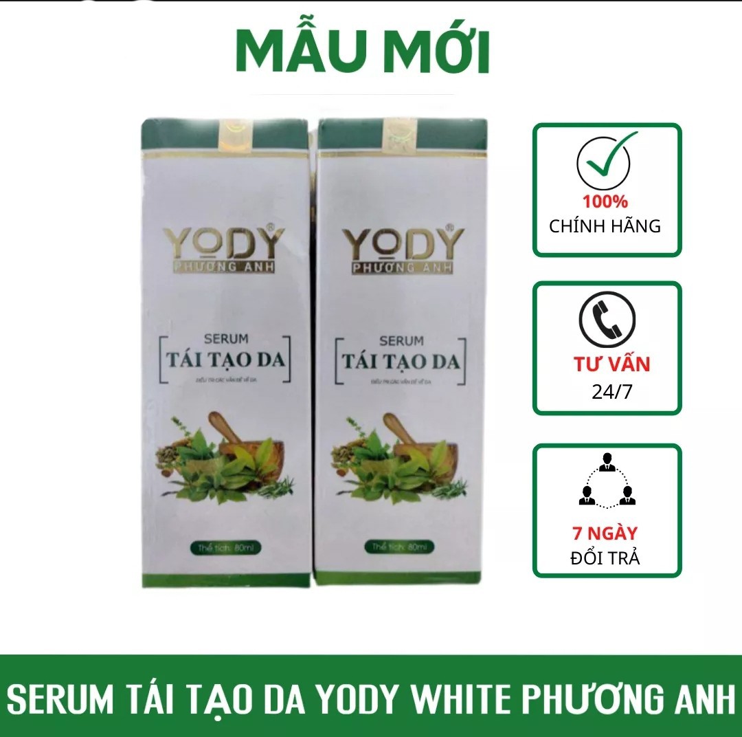 Combo 2 chai tái tạo da phương anh yody white