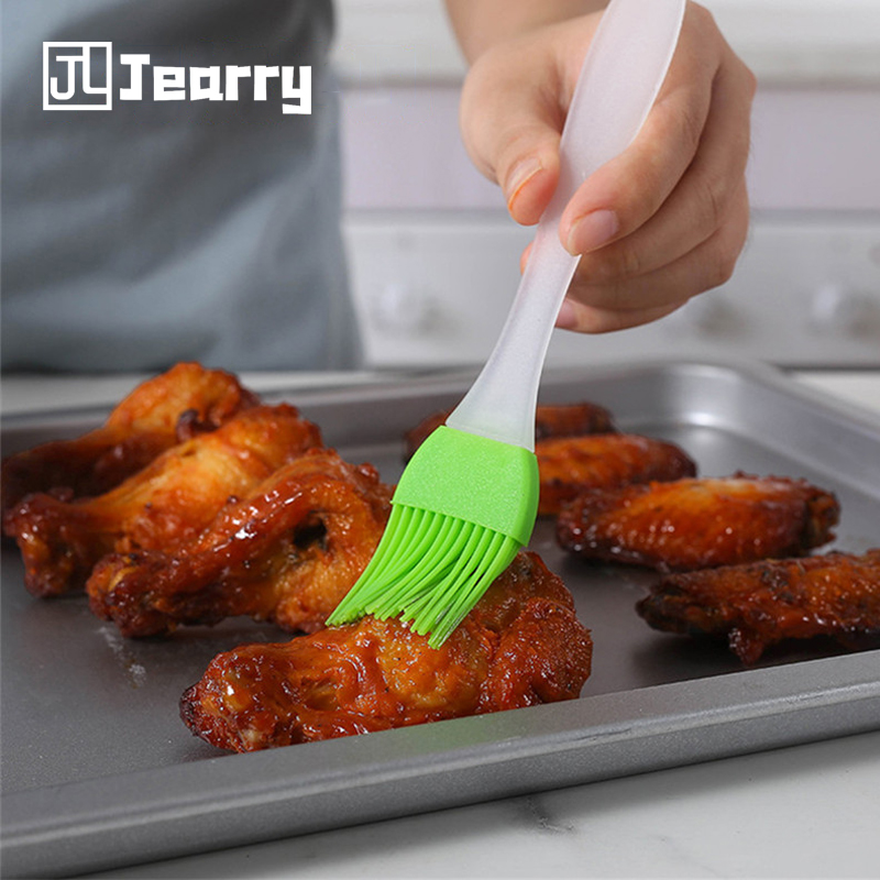 Jearry Silicone BBQ oil brush High temperature resistance Food grade Silicone kitchen utensils