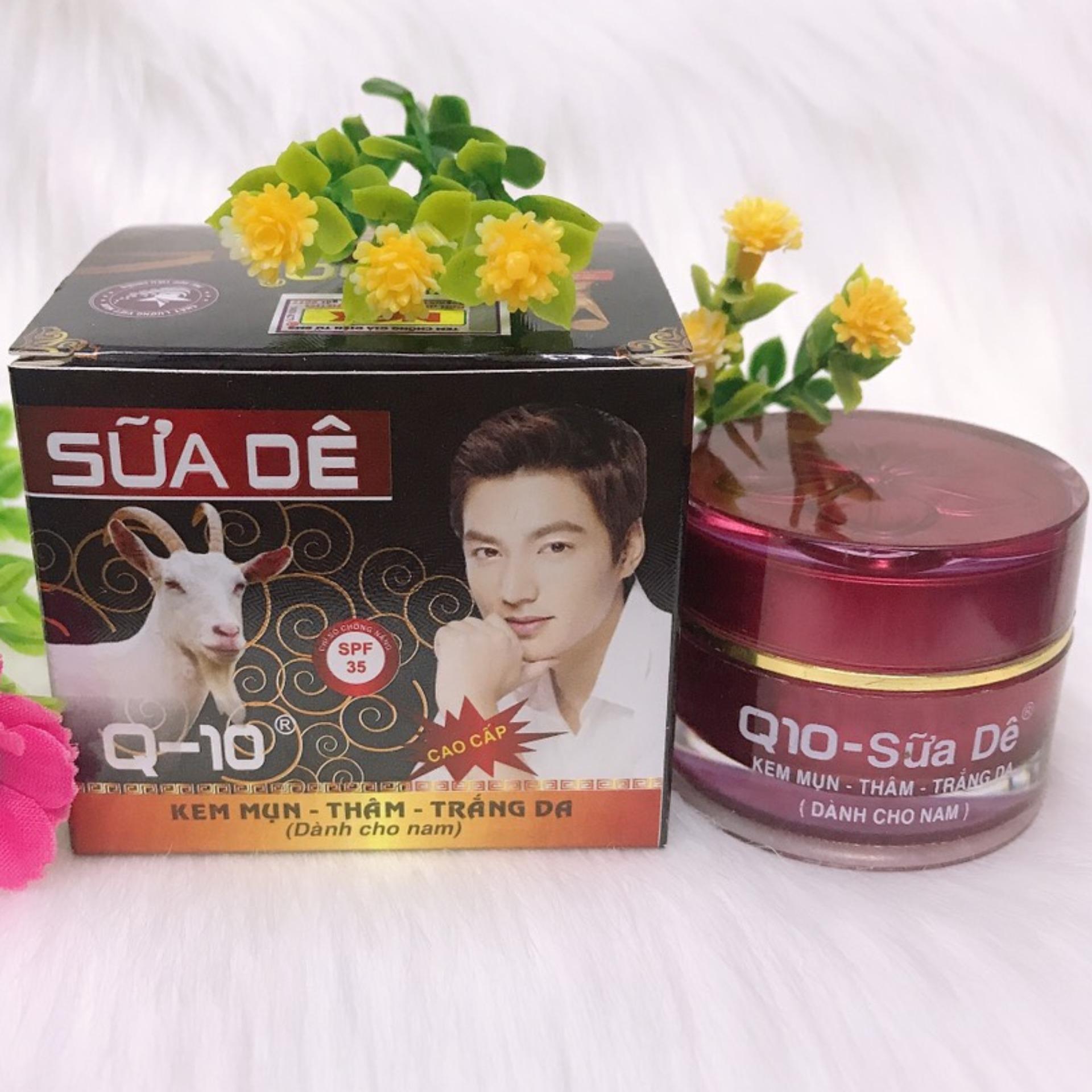 Kem mụn, xóa thâm, trắng da q-10 sữa dê dành cho nam -nak