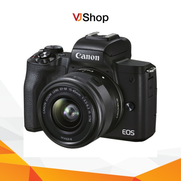 Máy ảnh canon eos m50 mark ii kèm ống kính 15-45mm f/3.5-6.3 is stm - bảo hành 12 tháng