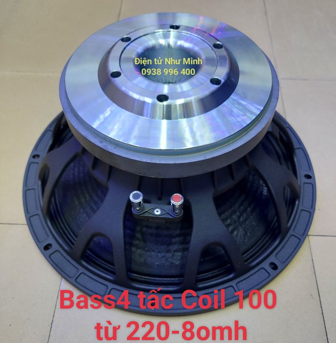 Loa bass cao cấp 4 tấc -coil 100 -từ 220 - 8omh