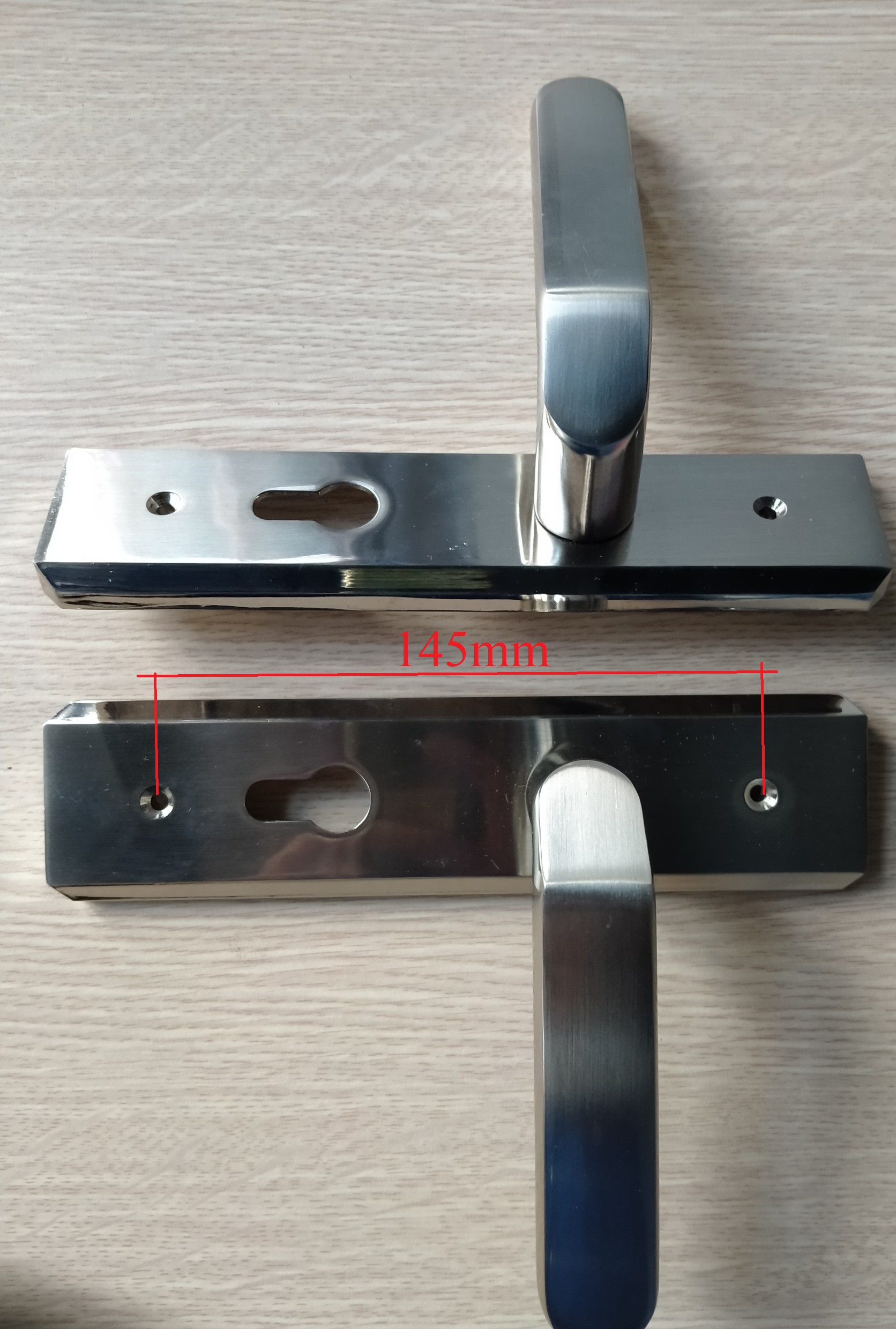 Khóa tay gạt hợp kim 1 mặt khóa newtiger 872-37-1 - khóa tay gạt hợp kim 1 mặt khóa vickini vuong032bsn - măt 20cm