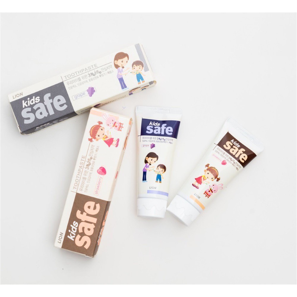 Kem Đánh Răng Trẻ Em CJ Lion Kids Safe 90g