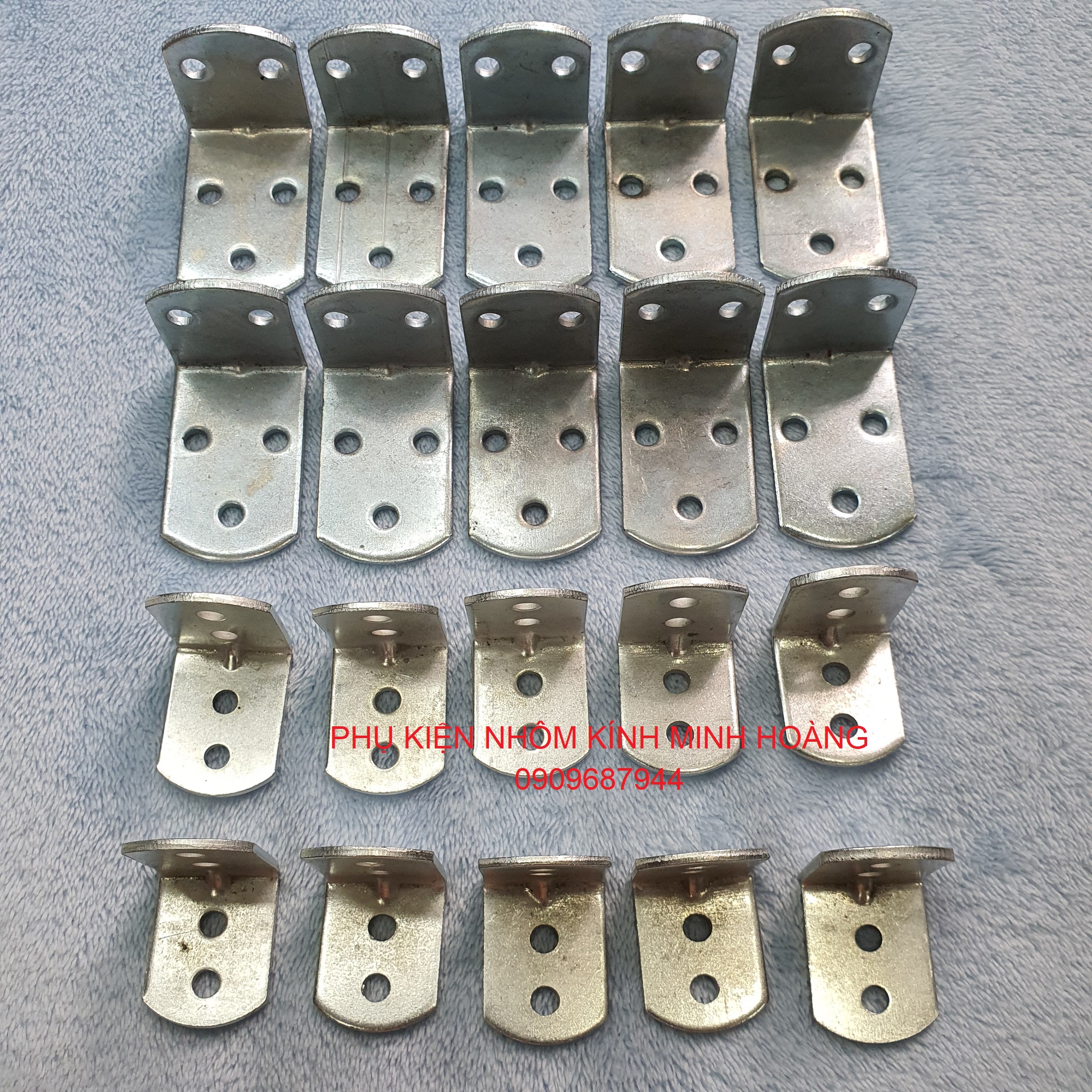 Com bo 10, 20 cái ke sắt chữ l, pát sắt l kích thước 30x35mm, 30x50mm