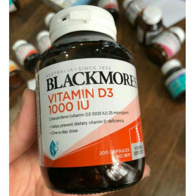 Viên uống bổ sung Blackmores Vitamin D3 1000IU - 200 viên