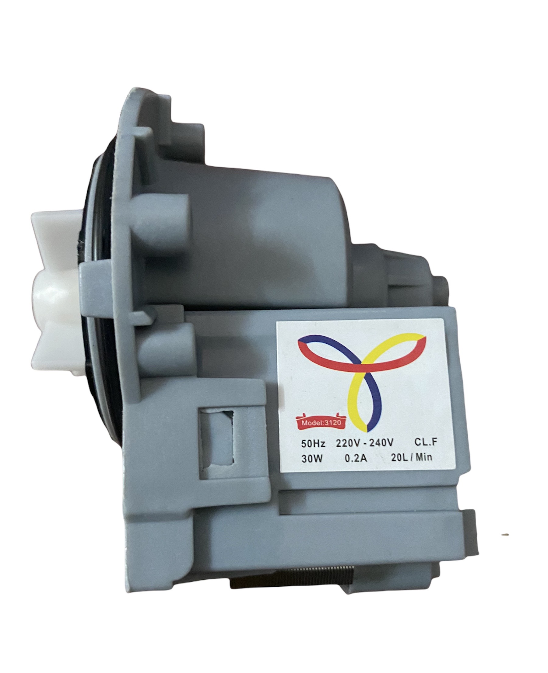 Bơm Xả Nước Máy Giặt Cửa Ngang Đa Năng Loại Bắt Vít Phủ Nhựa 3120