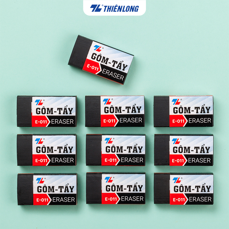 Combo 15 gôm thiên long e-011