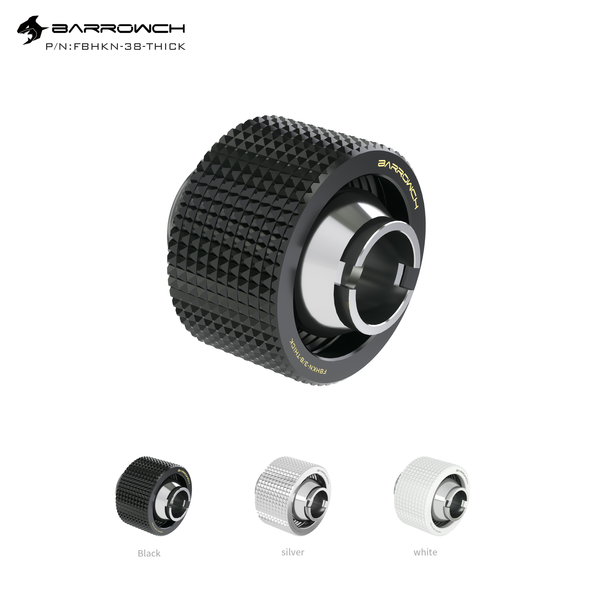 Fit cho ống mềm 10x16 Barrowch FBHK Fitting Soft Tubing