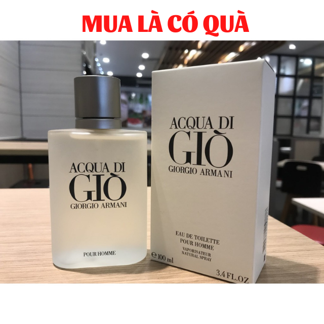 Nước hoa nam giorgio armani acqua di gio pour homme 100ml