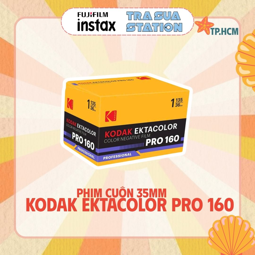 KODAK EKTACOLOR 160 - 36exp date xa - Film cuộn 35mm hộp lẻ 1 cuộn Film