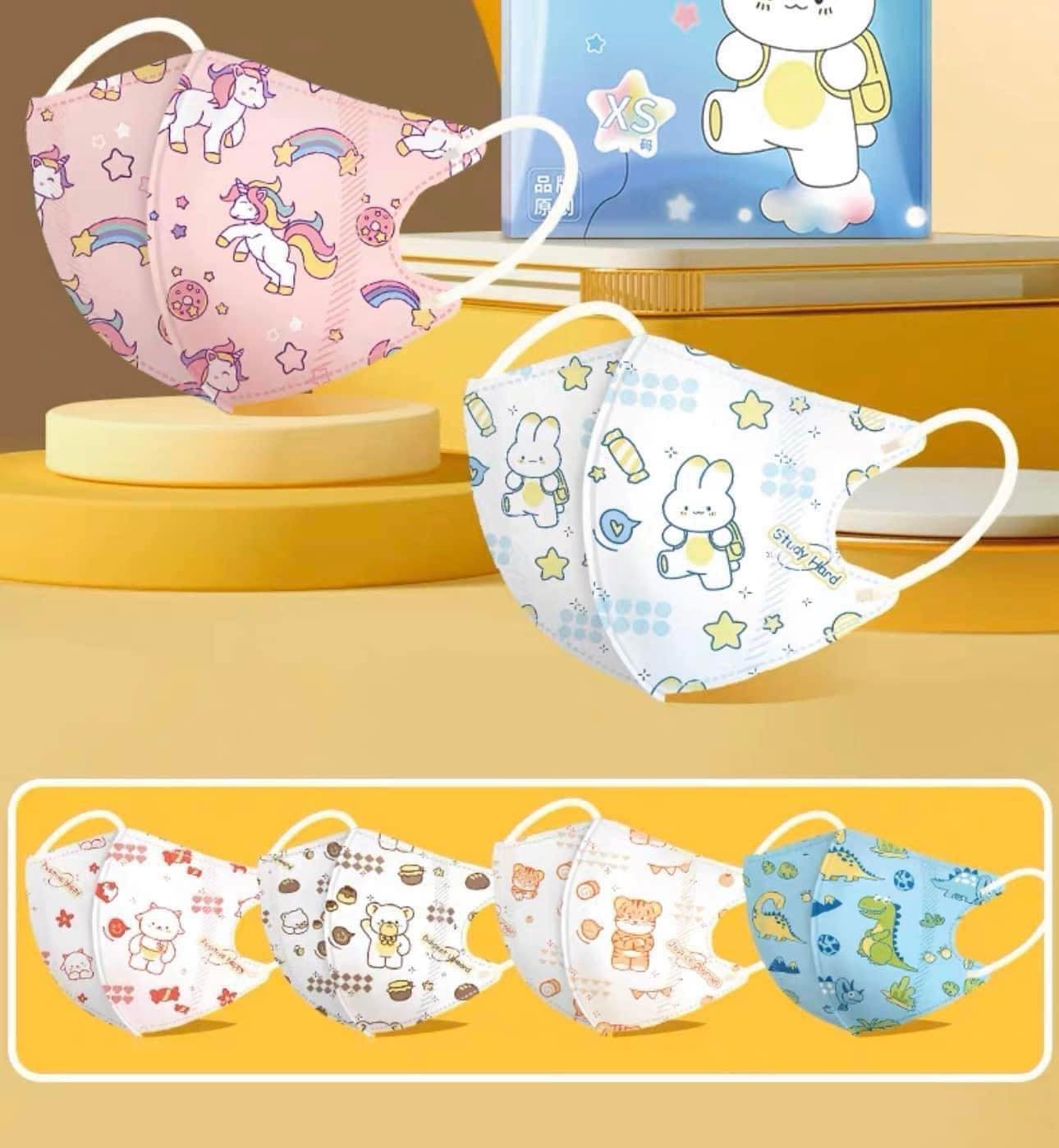 200 chiếc Khẩu Trang 5D Mask Kids trẻ em- Khẩu trang 5D trẻ em