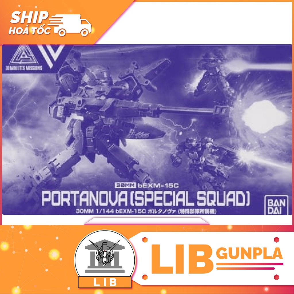 Mô Hình Lắp ráp Bandai 30MM Portanova Special Squad