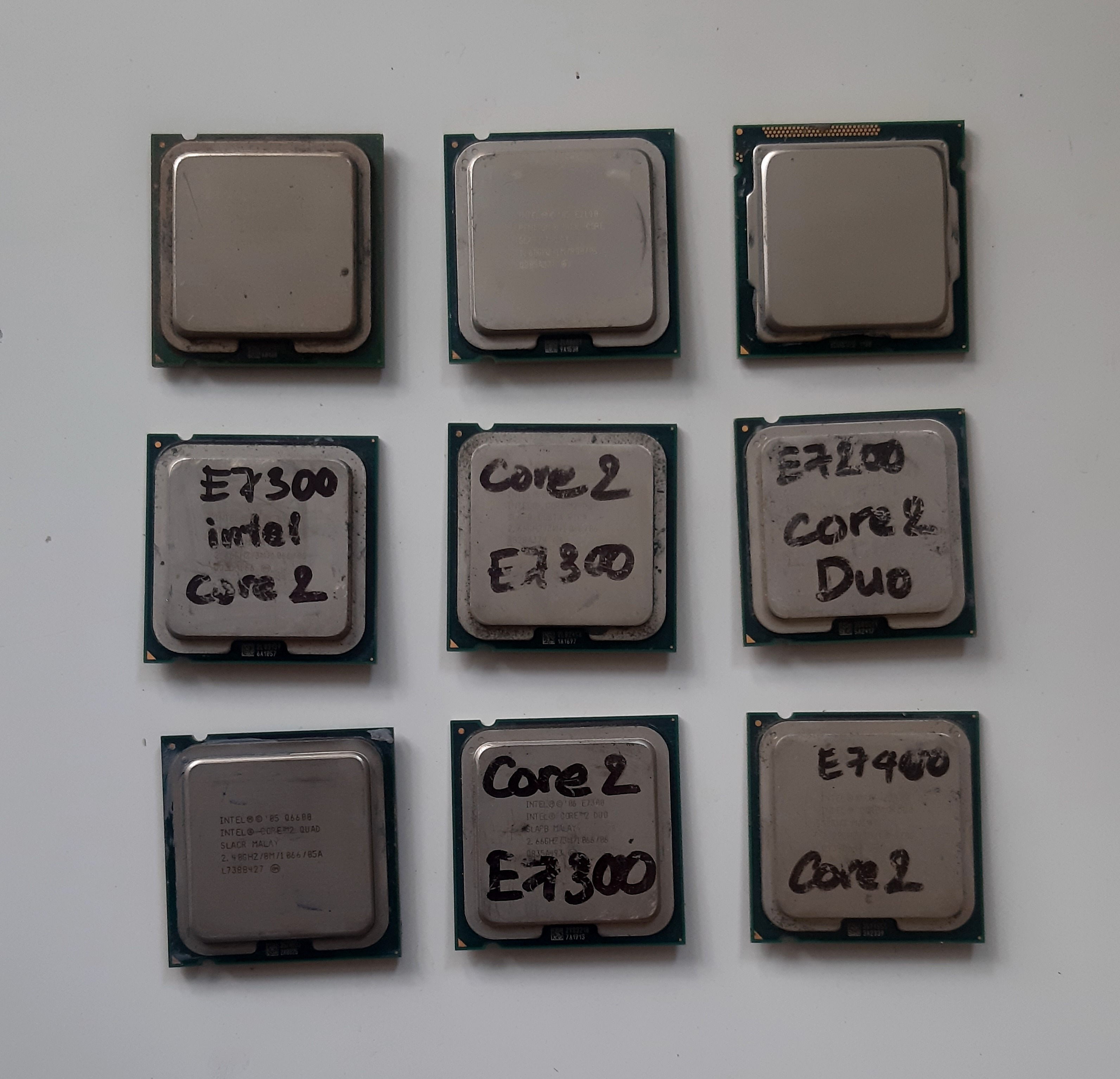 Chíp cpu core 2 dou e7200, 7300,7400,6600 dùng cho máy tính bàn pc
